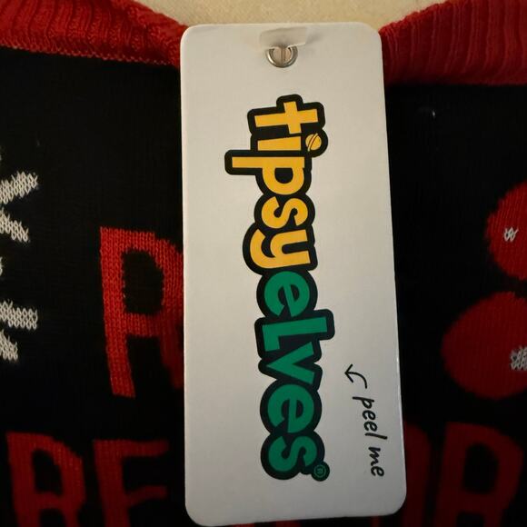 Tipsy Elves Drinking Game Ugly Christmas Sweater, Men's Size Medium - Picture 7 of 10